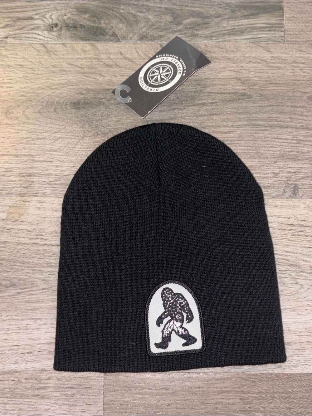 Bigfoot Sasquatch Beanie - Black NWT